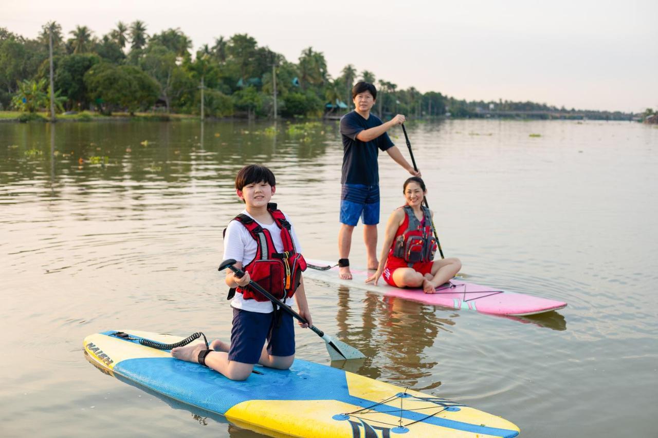 Na Tree Tara Riverside Resort Amphawa Damnoensaduak Bagian luar foto